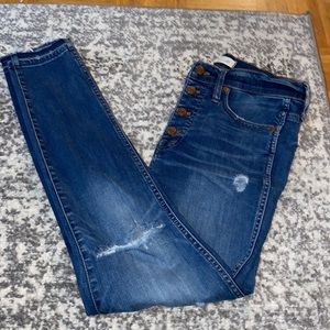 Madewell distressed jeans